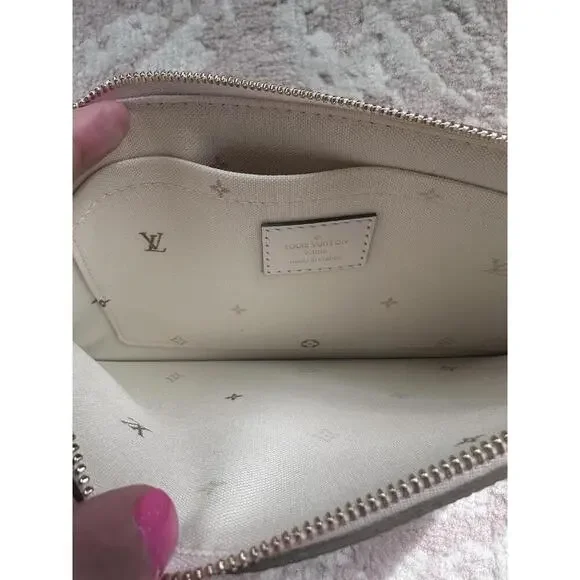 Louis Vuitton Neverfull Limited Edition Sunset Khaki MM Wristlet - Picture 7 of 7